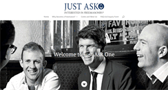 Desktop Screenshot of justaskone.org